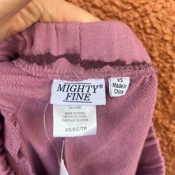 Tie Dye Shorts Mighty Fine Raw Hem Boho Hippie Size XS - Picture 3 of 4